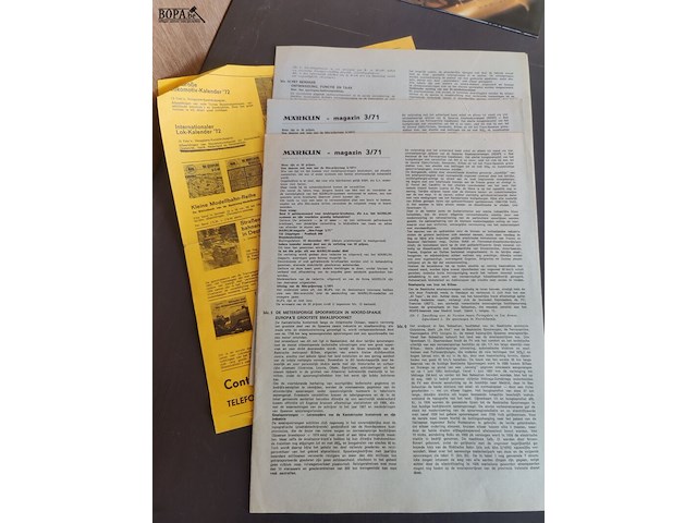Lot 36 - verzameling märklin documentatie - afbeelding 7 van  7