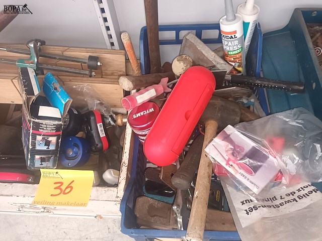 Lot 36 - werkmateriaal en gereedschap - afbeelding 3 van  7