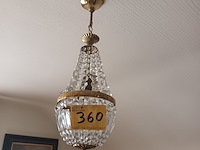 Lot 360 - luster met kristallen - afbeelding 1 van  3