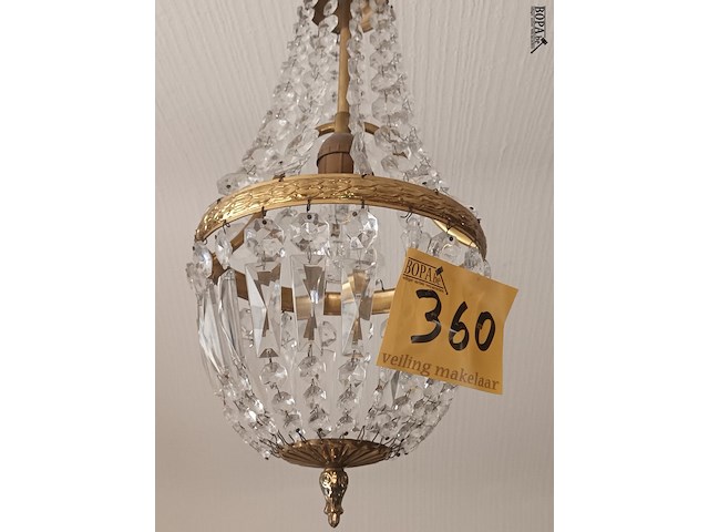 Lot 360 - luster met kristallen - afbeelding 3 van  3