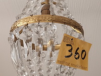 Lot 360 - luster met kristallen - afbeelding 3 van  3