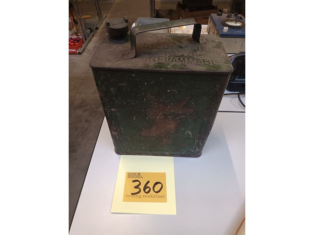 Lot 360 - metalen bidon war departement 1935 - afbeelding 1 van  5