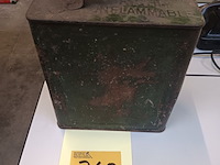 Lot 360 - metalen bidon war departement 1935 - afbeelding 1 van  5