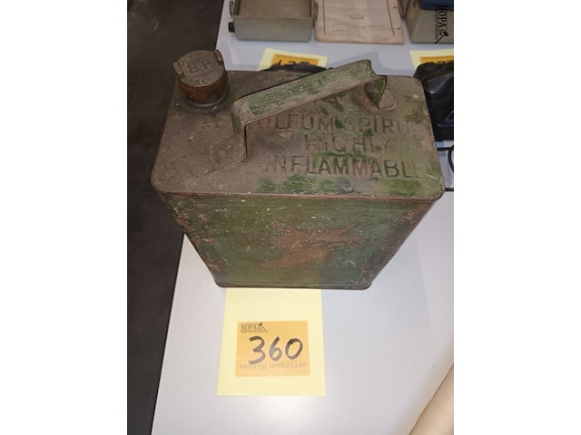 Lot 360 - metalen bidon war departement 1935 - afbeelding 2 van  5