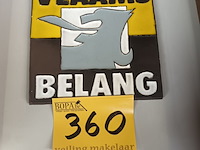 Lot 360 - tegel vlaams belang - afbeelding 1 van  2