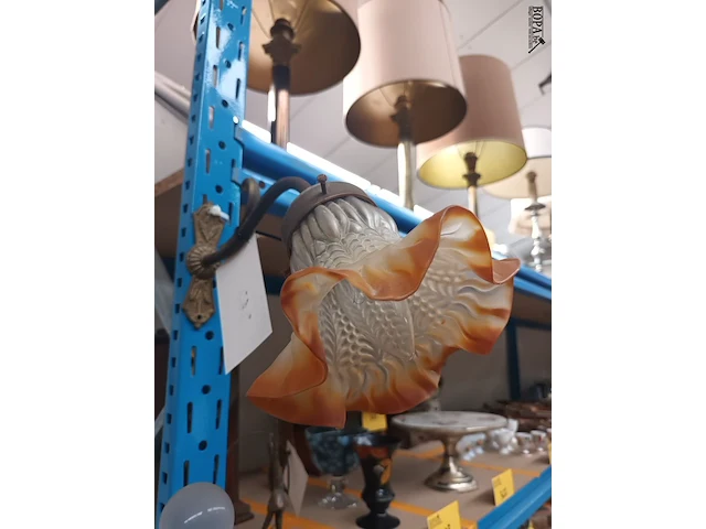 Lot 361 - art nouveau muurlamp - afbeelding 3 van  3