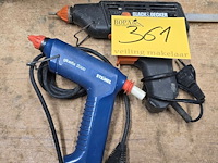 Lot 361 - lijmpistolen , black en decker en steinel - afbeelding 1 van  2