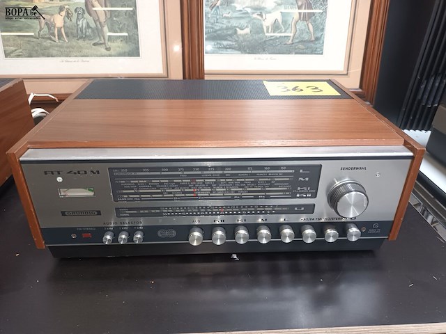Lot 363 - hifi tuner senderwahl grundig - afbeelding 2 van  4