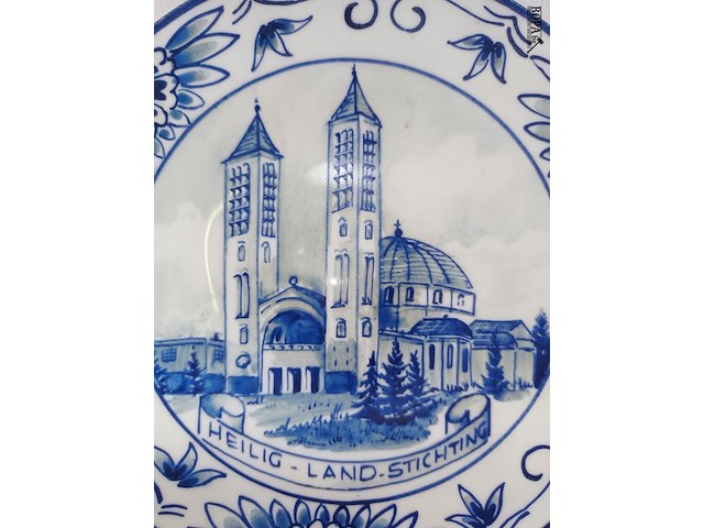 Lot 364 - delft glas nijmegen sierbord - afbeelding 3 van  3