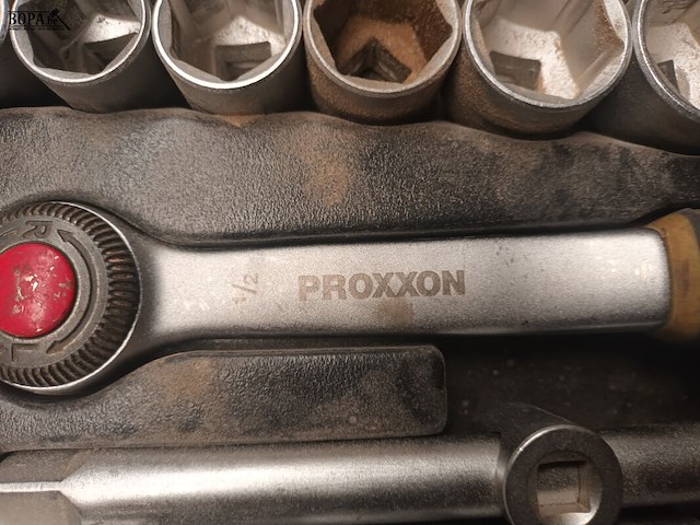 Lot 364 - proxxon ratel met doppenset - afbeelding 2 van  4