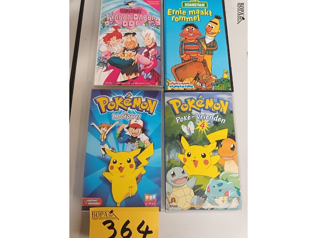 Lot 364 - video cassettes. 6 stuks - afbeelding 4 van  4