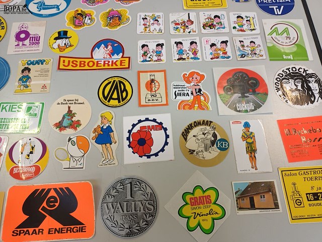 Lot 368 - reclame stickers. 80 stuks - afbeelding 5 van  5