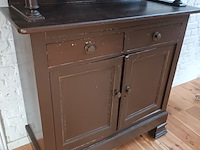 Lot 37 - antieke houten keukenkast - afbeelding 3 van  5