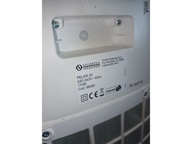 Lot 37 - mobiele luchtkoeler olimpia - afbeelding 4 van  6