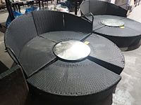 Lot 37 - rond lounge set - afbeelding 2 van  4