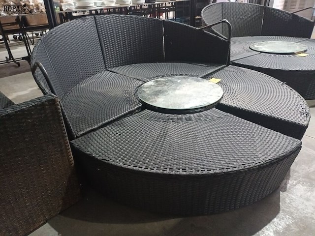 Lot 37 - rond lounge set - afbeelding 4 van  4
