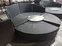 Lot 37 - rond lounge set - afbeelding 4 van  4