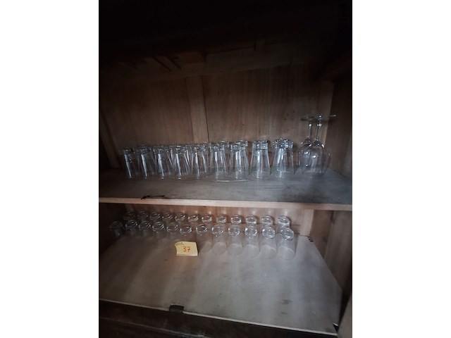 Lot 37 - waterglazen. 44 stuks - afbeelding 1 van  1