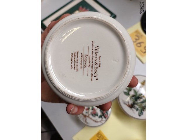 Lot 370 - dekselpotjes villeroy & boch. 6 stuks - afbeelding 4 van  5