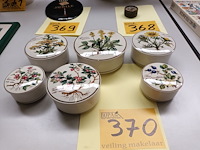 Lot 370 - dekselpotjes villeroy & boch. 6 stuks - afbeelding 5 van  5