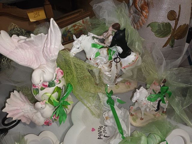 Lot 372 - decoratie en juwelenkistje. 17 stuks - afbeelding 5 van  6