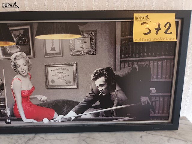Lot 372 - kader filmsterren - afbeelding 2 van  3
