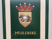 Lot 372 - meulebeke medaille en kader - afbeelding 4 van  4