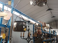 Lot 372 - vintage hangbooglamp - afbeelding 2 van  6