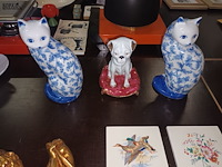 Lot 373 - decoratie in porselein. 12 stuks - afbeelding 2 van  4