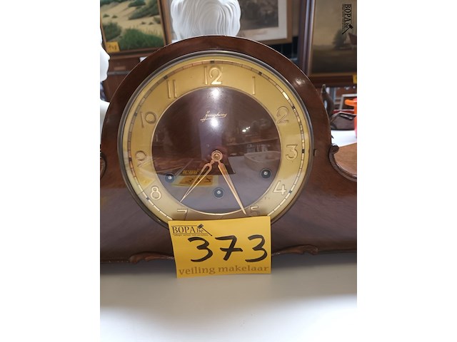 Lot 373 - tafelklok junghans - afbeelding 3 van  4