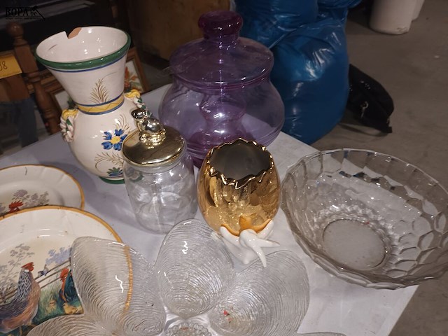 Lot 375 - plateau en decoratie. 10 stuks - afbeelding 2 van  4