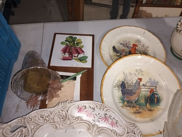 Lot 375 - plateau en decoratie. 10 stuks - afbeelding 3 van  4