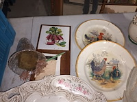 Lot 375 - plateau en decoratie. 10 stuks - afbeelding 3 van  4