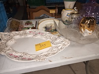 Lot 375 - plateau en decoratie. 10 stuks - afbeelding 4 van  4