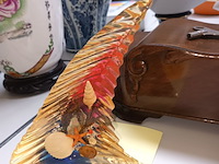 Lot 376 - decoratie met schelpen en zeester - afbeelding 2 van  4