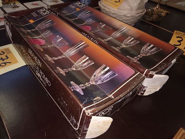 Lot 376 - kristallen glazen. 12 stuks - afbeelding 3 van  3