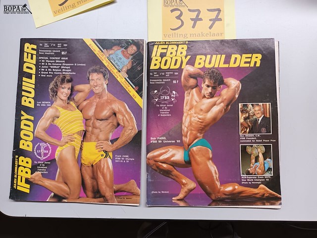 Lot 377 - tijdschriften body building. 2 stuks - afbeelding 1 van  4