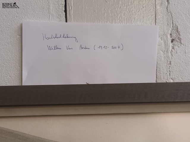 Lot 378 - kader willem van aarden - afbeelding 4 van  4