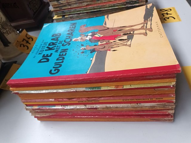 Lot 379 - strips kuifje. 23 stuks - afbeelding 2 van  4