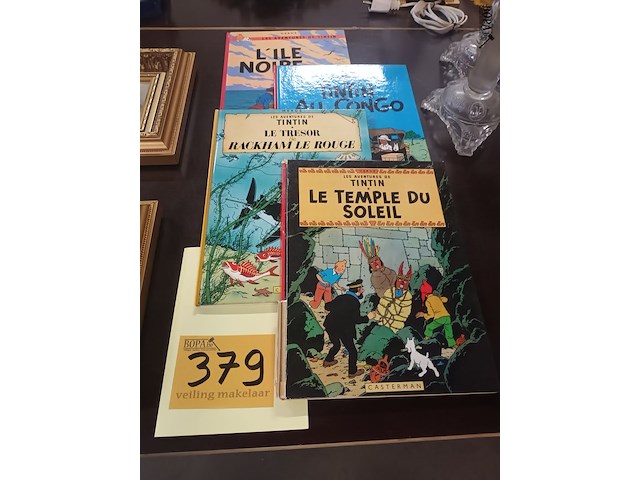 Lot 379 - strips kuifje. 4 stuks - afbeelding 1 van  5