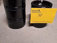 Lot 38 - asbak - 5 stuk zwart - afbeelding 1 van  1