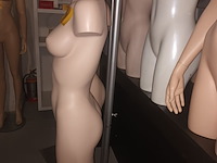 Lot 38 - huidskleur torso vrouw met statief - afbeelding 3 van  3