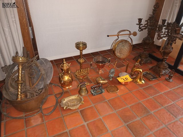 Lot 38 - koperwerk. 17 stuks - afbeelding 1 van  6
