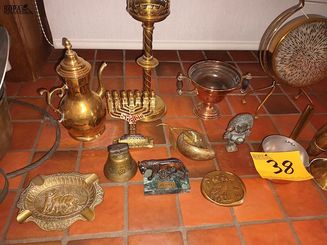 Lot 38 - koperwerk. 17 stuks - afbeelding 3 van  6