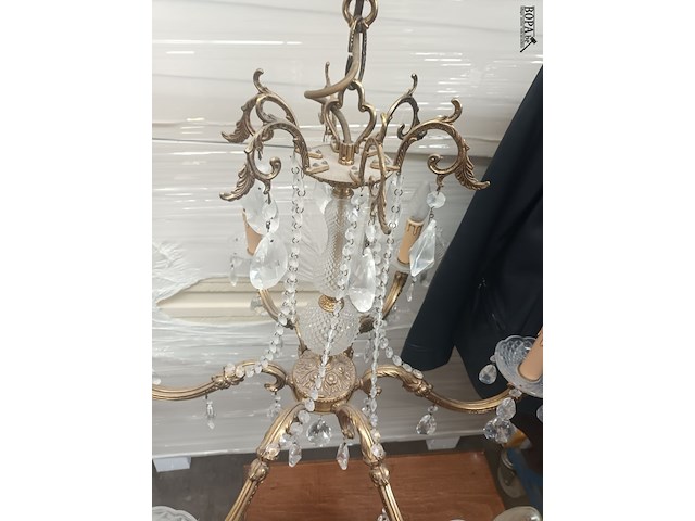 Lot 38 - luster koper met kristallen - afbeelding 3 van  4