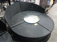 Lot 38 - rond lounge set - afbeelding 1 van  3