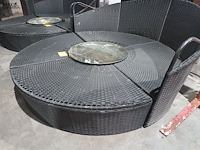 Lot 38 - rond lounge set - afbeelding 3 van  3