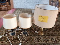 Lot 38 - tafellamp. 3 stuks - afbeelding 1 van  3