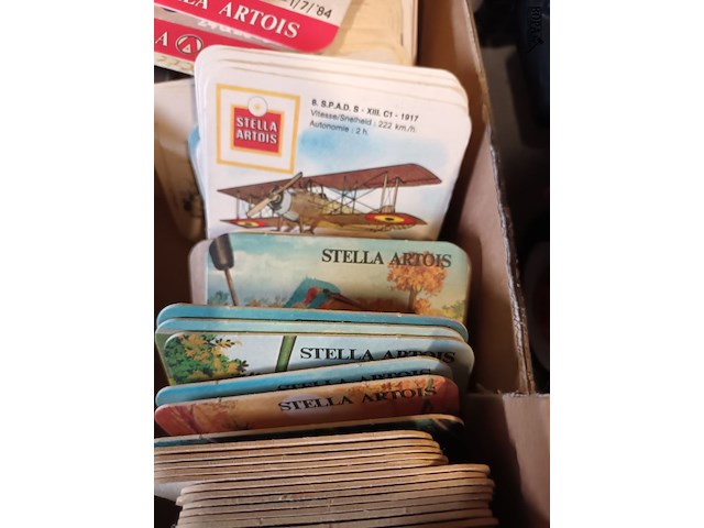 Lot 38 - vintage bierviltjes. 1 doos - afbeelding 4 van  7