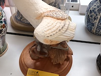 Lot 380 - beeld uil op sokkel - afbeelding 3 van  3